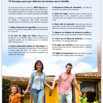 "10 consejos de seguridad para que disfrutes tus vacaciones"